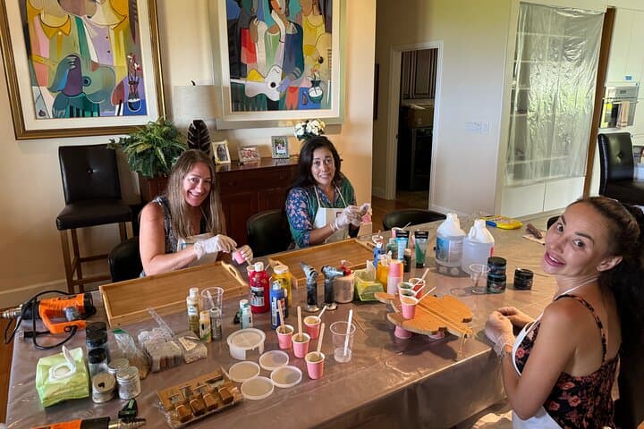 Ocean Epoxy Cheese Board Masterclass in Paia — Hands-On 90-Min Workshop photo 3