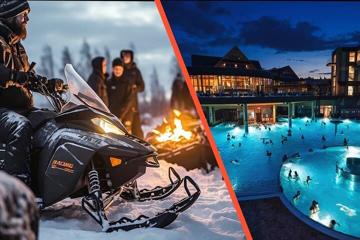 Snowmobile Adventure from Kraków: Tatra Ride, Bonfire & Chochołów Thermal Pools