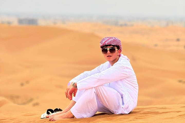 Private Morning Desert Safari: Sandboarding, Camel Ride & Dune Bashing in Dubai photo 4