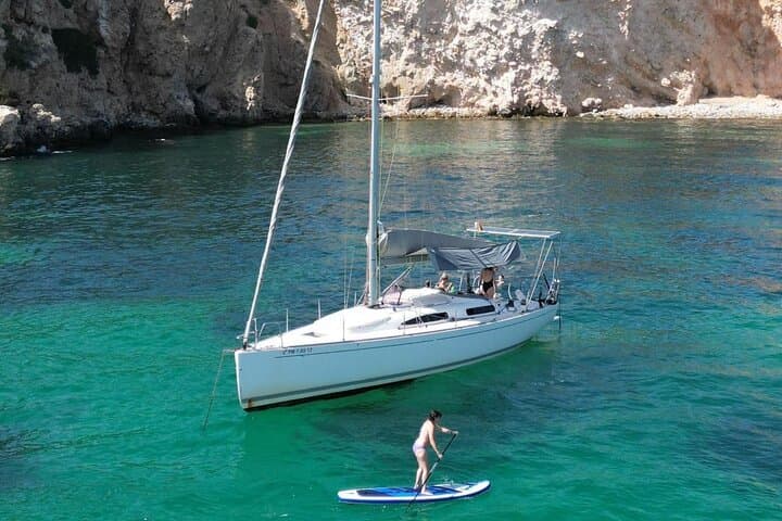 Palma Bay Sailing: Half-Day Charter with Paddleboarding, Snorkel & Mallorcan Tapas photo 2