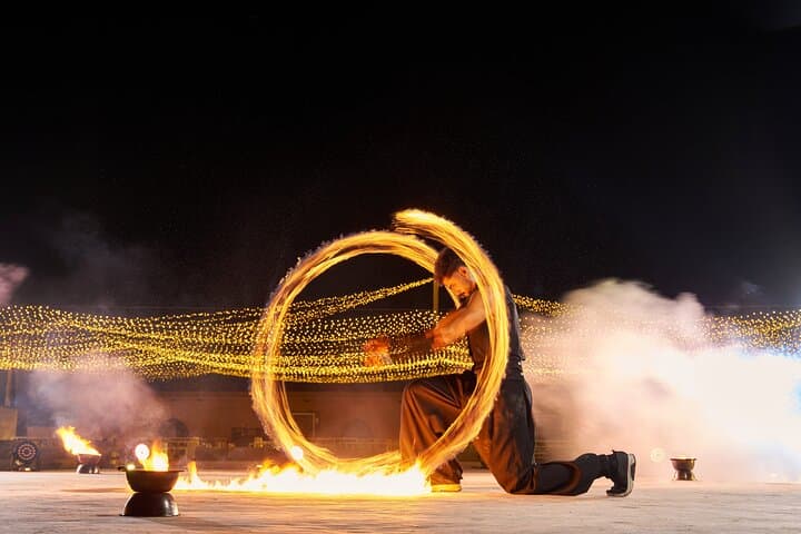 Dubai Evening Desert Safari: BBQ Dinner, Dune Bashing & Noble Camp Experience photo 2