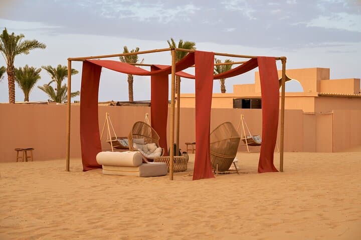 Dubai Evening Desert Safari: BBQ Dinner, Dune Bashing & Noble Camp Experience photo 4