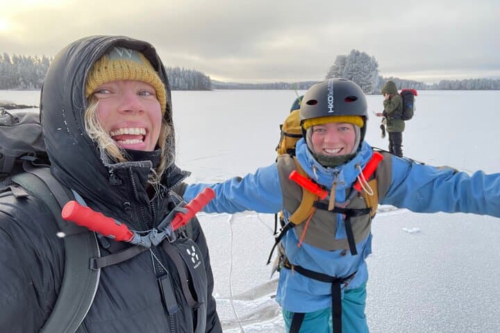 Lake Ice Skating in Dalarna: Full-Day Swedish Winter Skating & Open-Fire Lunch