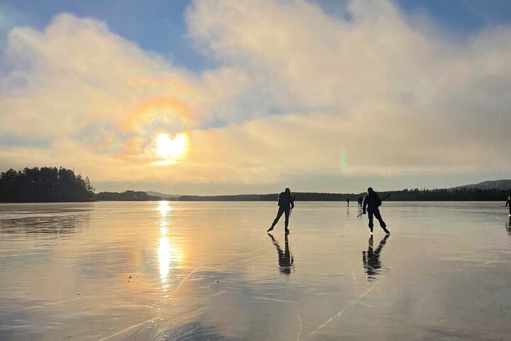Lake Ice Skating in Dalarna: Full-Day Swedish Winter Skating & Open-Fire Lunch photo 3