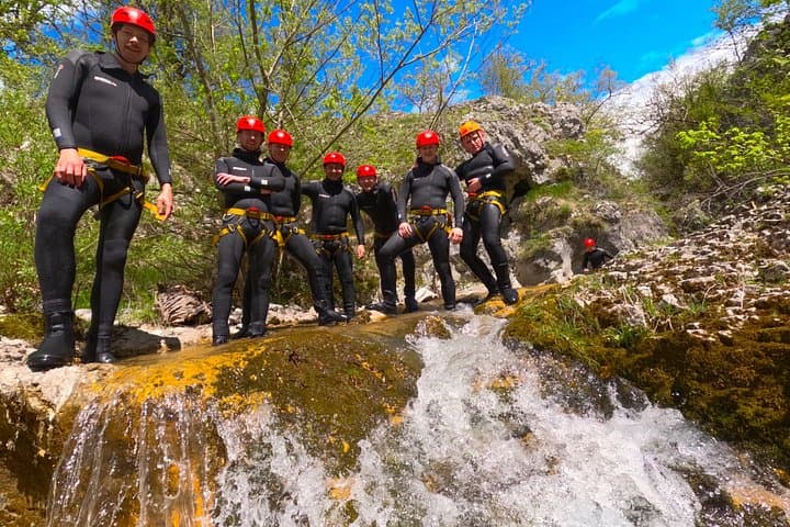 Grabovica Canyon Canyoning Adventure — Rappels, Jumps & Natural Slides in Montenegro photo 4