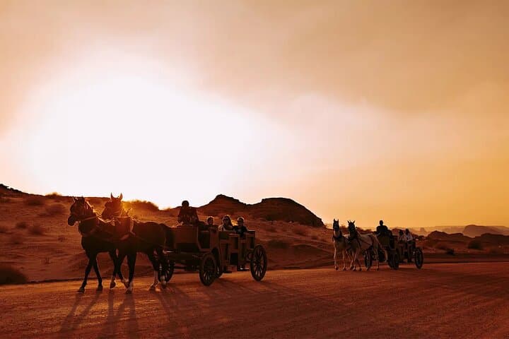 Hegra After Dark: Horse-Drawn Carriage & Immersive Night Show at AlUla’s UNESCO Site photo 2