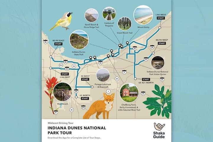 Indiana Dunes National Park Self-Guided Audio Tour — Beaches, Dunes & Birding Guide photo 3