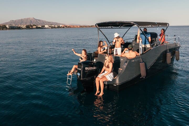 2-Hour Private Boat Charter in Estepona — Snorkel, Dolphins & Sunset Cruise photo 2