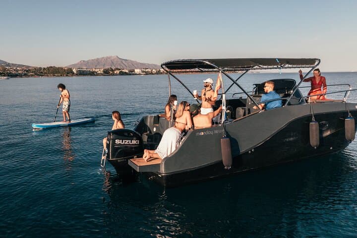 3-Hour Private Boat Charter Estepona: Dolphins, Snorkel & SUP photo 3