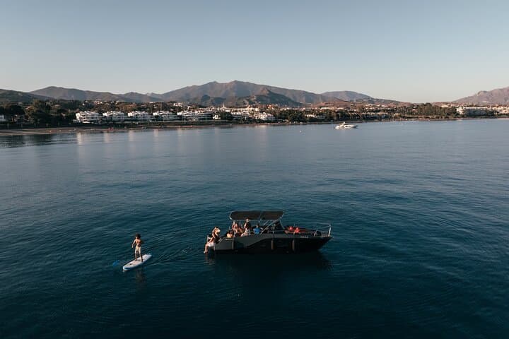 2-Hour Private Boat Charter in Estepona — Snorkel, Dolphins & Sunset Cruise