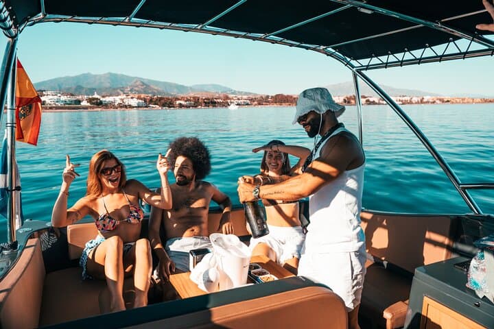 3-Hour Private Boat Charter Estepona: Dolphins, Snorkel & SUP photo 4