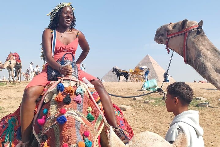 Private Giza Pyramids & Sphinx Half-Day Tour with Camel Ride and Lunch photo 5