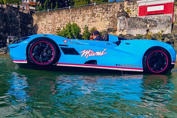 Jet Car Rental in San Juan: Blue McLaren Watersports Experience in San Juan Bay photo 2