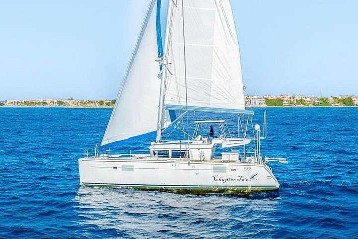 Private 45-Foot Catamaran to Inah Bay: Half-Day Snorkel, Paddleboard & Lunch from Playa del Carmen photo 3