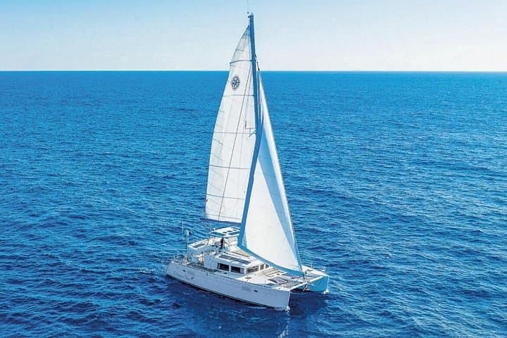 Private 45-Foot Catamaran to Inah Bay: Half-Day Snorkel, Paddleboard & Lunch from Playa del Carmen photo 1