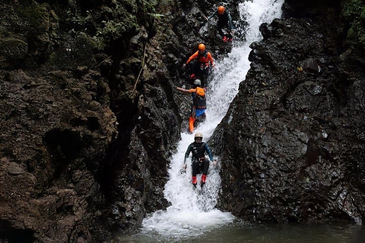 Kalimudah Canyon Canyoning in Bali — Beginner Rappels, Slides & Hot Springs photo 3