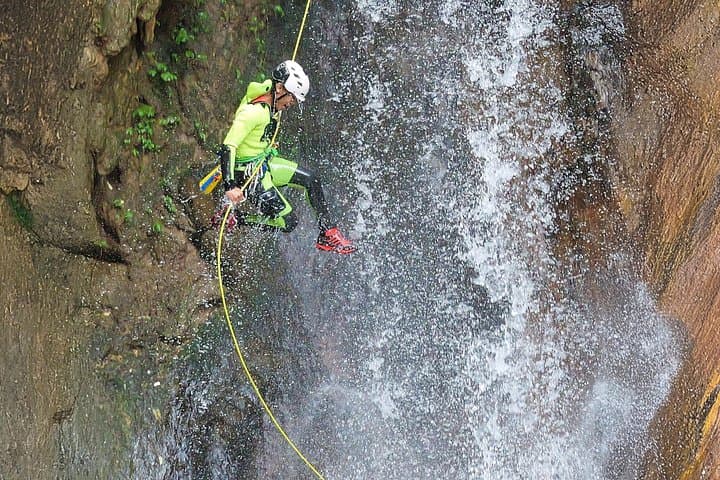 Kalimudah Canyon Canyoning in Bali — Beginner Rappels, Slides & Hot Springs photo 4