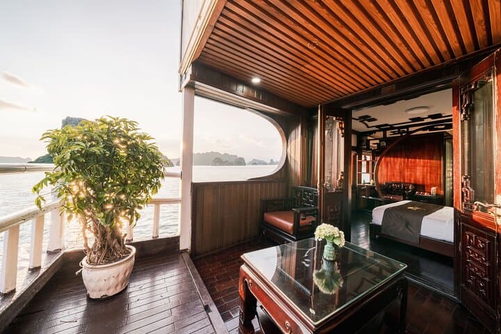 2-Day Bai Tu Long Bay Cruise from Hanoi — Kayaking, Caves & Onboard Cooking Class