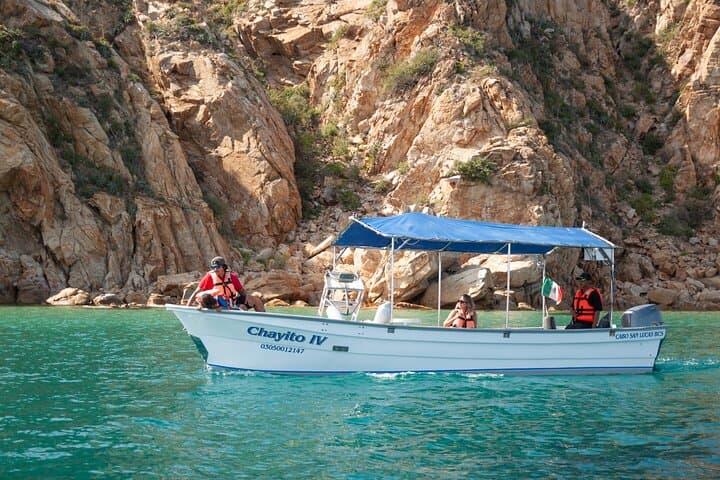 Private 3‑Hour Boat Rental in Cabo San Lucas — El Arco, Snorkel Stops & Beaches photo 1