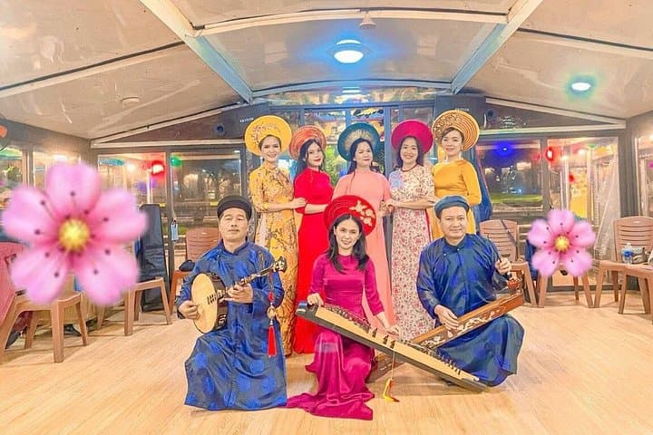 Hue Evening Cyclo Food Tour and Perfume River Folk Music Experience photo 2