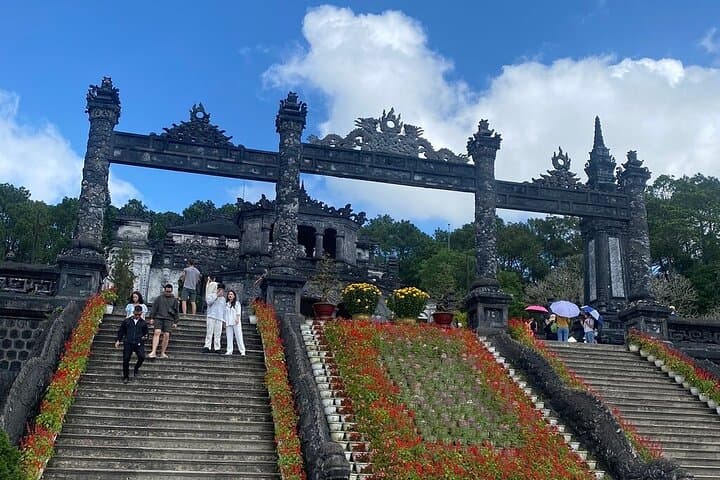 Hue Motorbike City Tour: Full-Day Scooter Ride to Royal Tombs and Thanh Toan Bridge photo 3