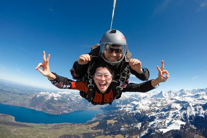 Tandem Skydive Over Interlaken: Alpine Freefall from Geneva photo 2