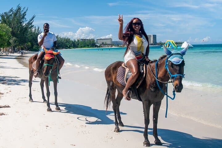 Sand and Saddle: 45-Minute Beach Horseback Ride in Trelawny photo 3