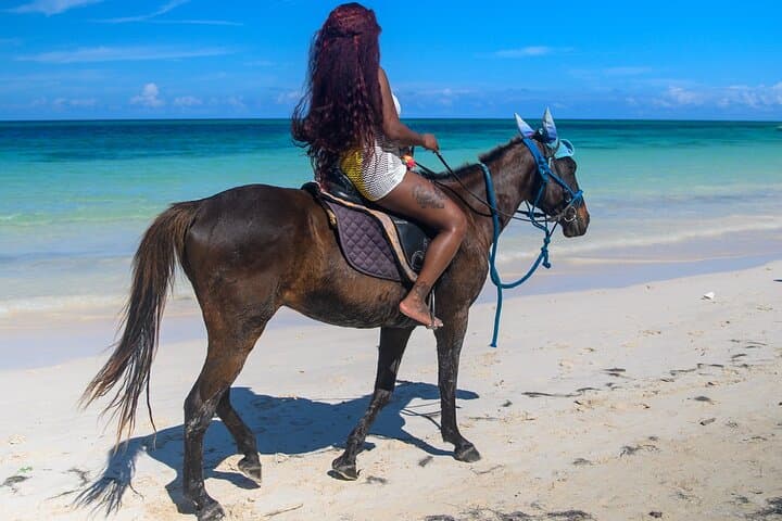 Sand and Saddle: 45-Minute Beach Horseback Ride in Trelawny photo 4