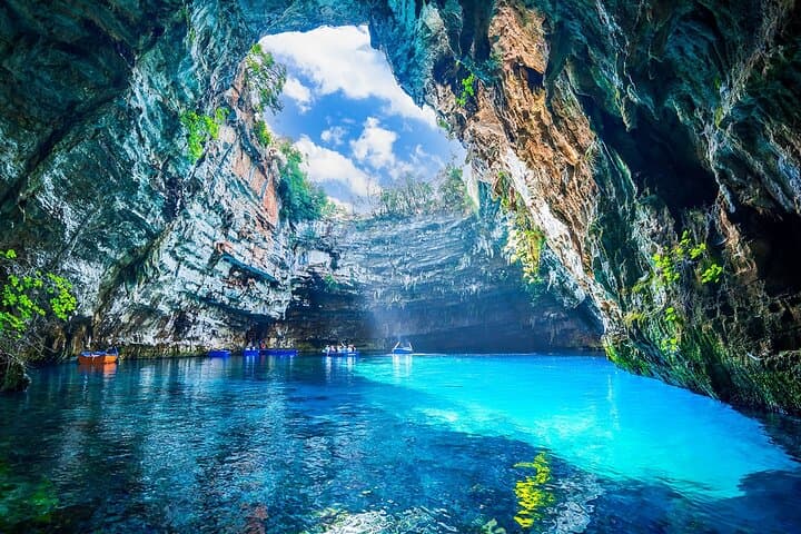 Half-Day Private Tour to Melissani, Drogarati & Myrtos Beach — Kefalonia Highlights