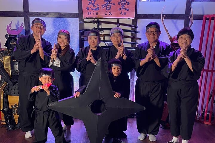 Hands-On Ninja Training in Osaka: Costume, Sword Lessons & Shuriken Practice photo 2