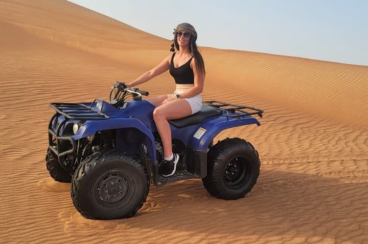 Dubai Evening Desert Safari with Camel Ride, Sandboarding & BBQ photo 5