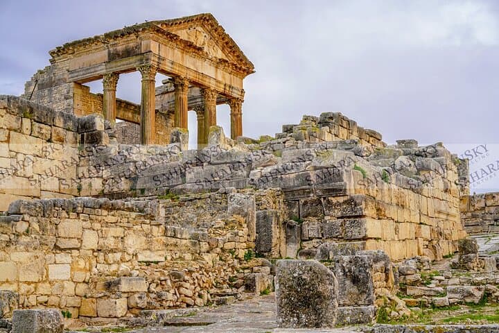 Dougga & Bulla Regia Private Day Tour from Tunis — Roman Ruins and Subterranean Villas