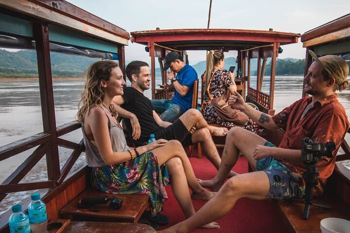 Mekong Cruise to Pak Ou Caves & Kuang Si Falls — Day Trip from Luang Prabang