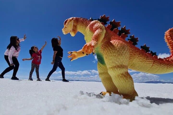 One-Day Salar de Uyuni Private Tour: Incahuasi, Train Cemetery & Sunset Experience photo 4