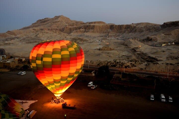 Sunrise Hot Air Balloon Over Luxor — Ancient Egypt From the Sky photo 3