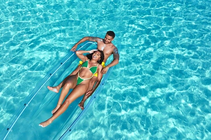 Drone-Captured Clear Kayak Experience in Aruba's Turquoise Waters photo 2