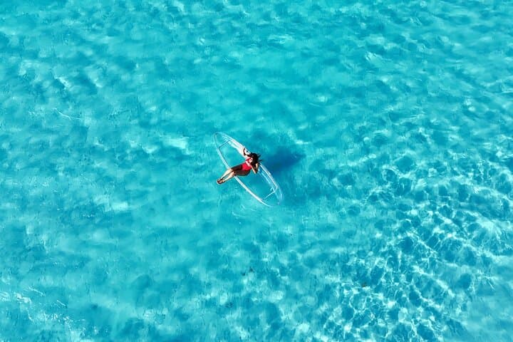 Drone-Captured Clear Kayak Experience in Aruba's Turquoise Waters photo 4