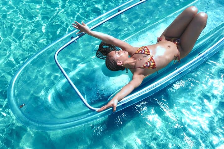 Drone-Captured Clear Kayak Experience in Aruba's Turquoise Waters photo 6