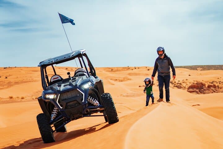 Family UTV Adventure in Greater Zion — Sand Hollow & Flintstone House Tour photo 3