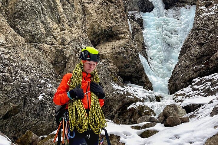 Private Ice Climbing Near Almaty: One-Day Guided Icefall Experience photo 3