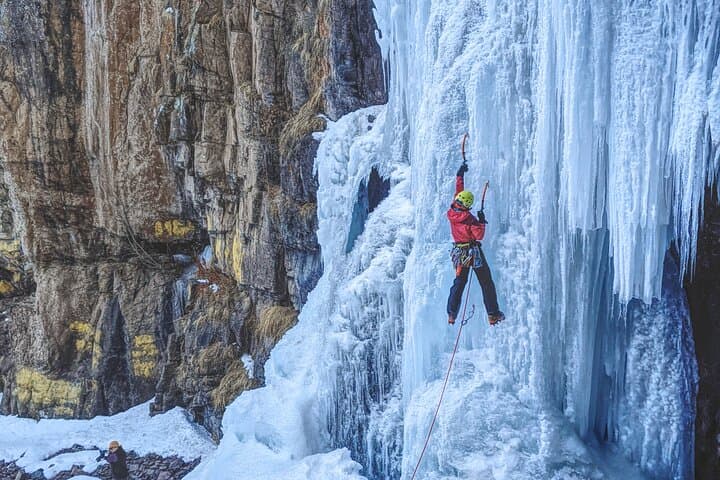 Private Ice Climbing Near Almaty: One-Day Guided Icefall Experience photo 6
