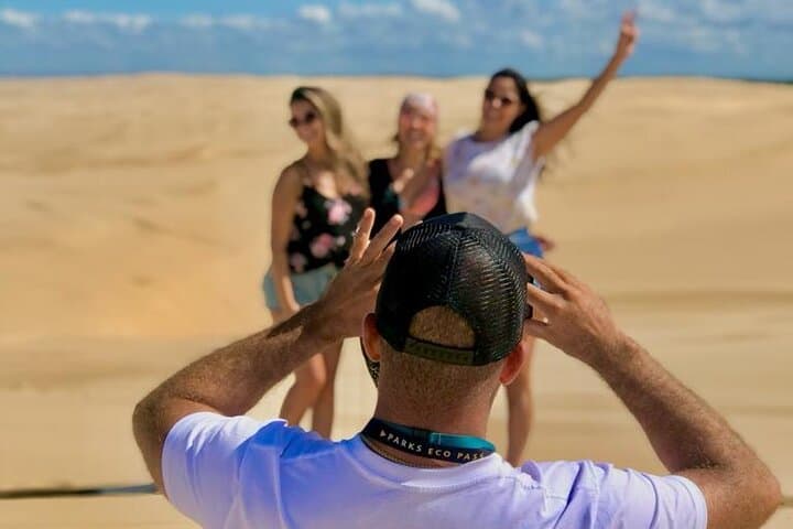 Port Stephens Sandboarding & Dolphin Cruise Day Trip from Sydney