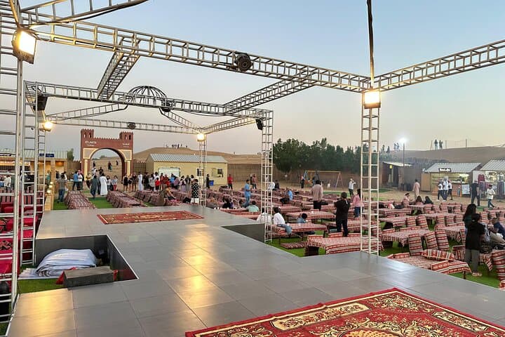 Private Lehbab Desert Safari: Dune Bashing, Sandboarding & Camp Dinner photo 4