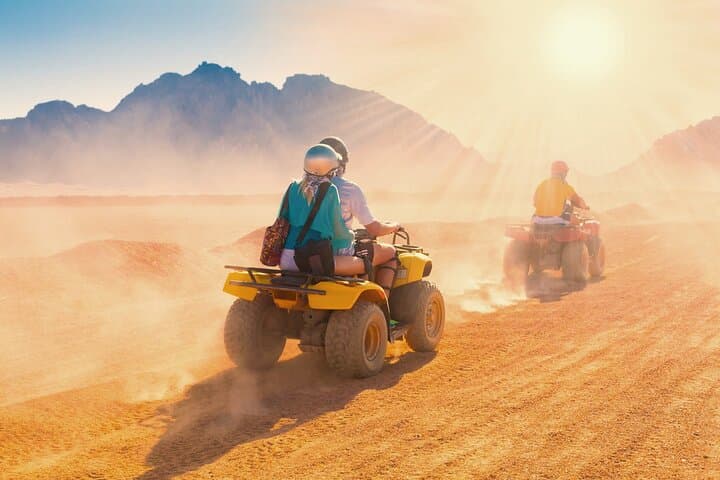 Hurghada Desert Quad Bike Safari & Bedouin Sunset Dinner
