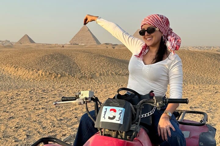 Giza Pyramids ATV, Camel Ride & Nile Dinner Cruise — Full-Day Private Tour