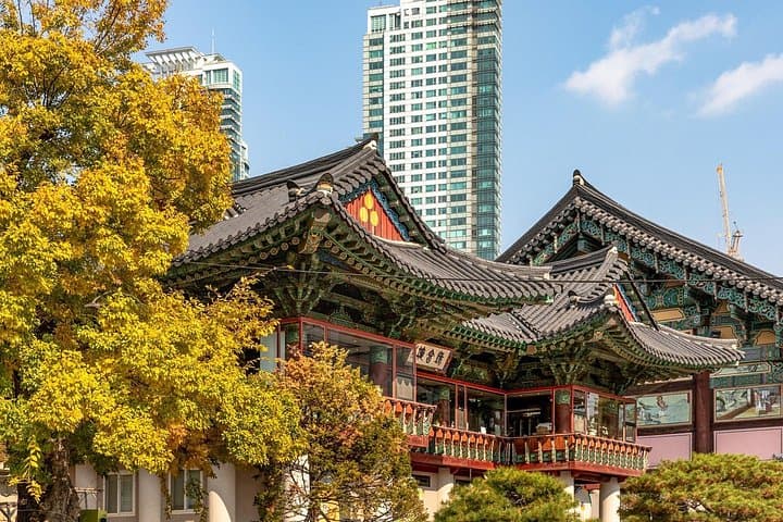 Gangnam Evening Walk: Bongeunsa Temple, Starfield Library & K-BBQ Tour photo 4