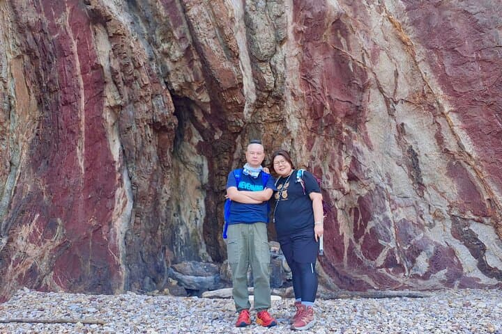 Red Coast Hopping: Hong Kong Geopark Boat Tour to Bluff Head & Red Rock Gate photo 2