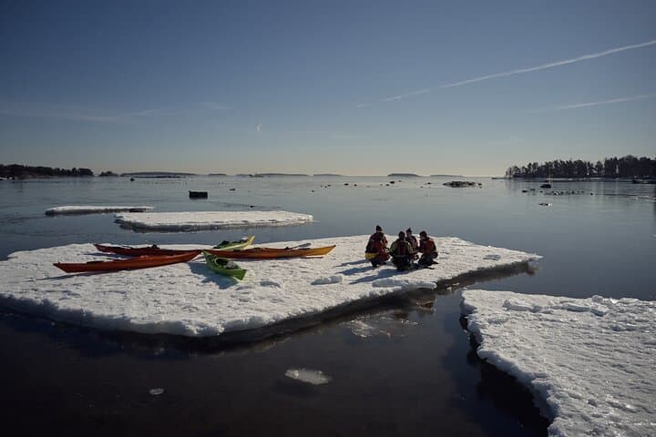 Winter Kayaking in Eastern Helsinki Archipelago — Guided Drysuit Tours from Rastila photo 5