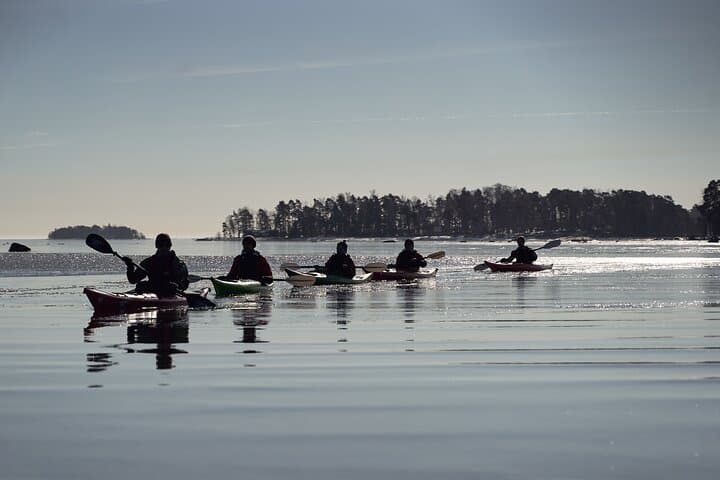 Winter Kayaking in Eastern Helsinki Archipelago — Guided Drysuit Tours from Rastila photo 3