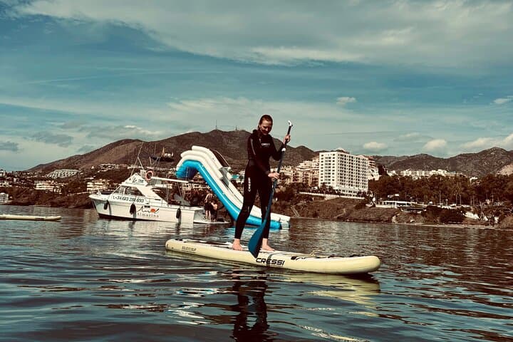 Benalmádena Coastal Boat Tour — Dolphins, Shipwreck Snorkel & 20‑ft Water Slide photo 6